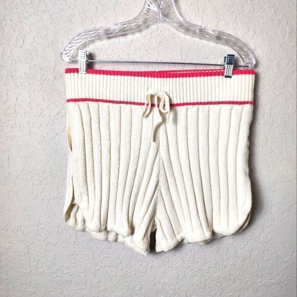 FAHERTY Game Set Sweater Short Organic Cotton Cashmere Vintage Cream Size XL - Picture 5 of 10